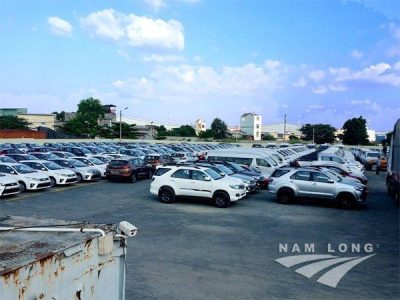 Bãi xe công ty nam long tại ga sóng thần