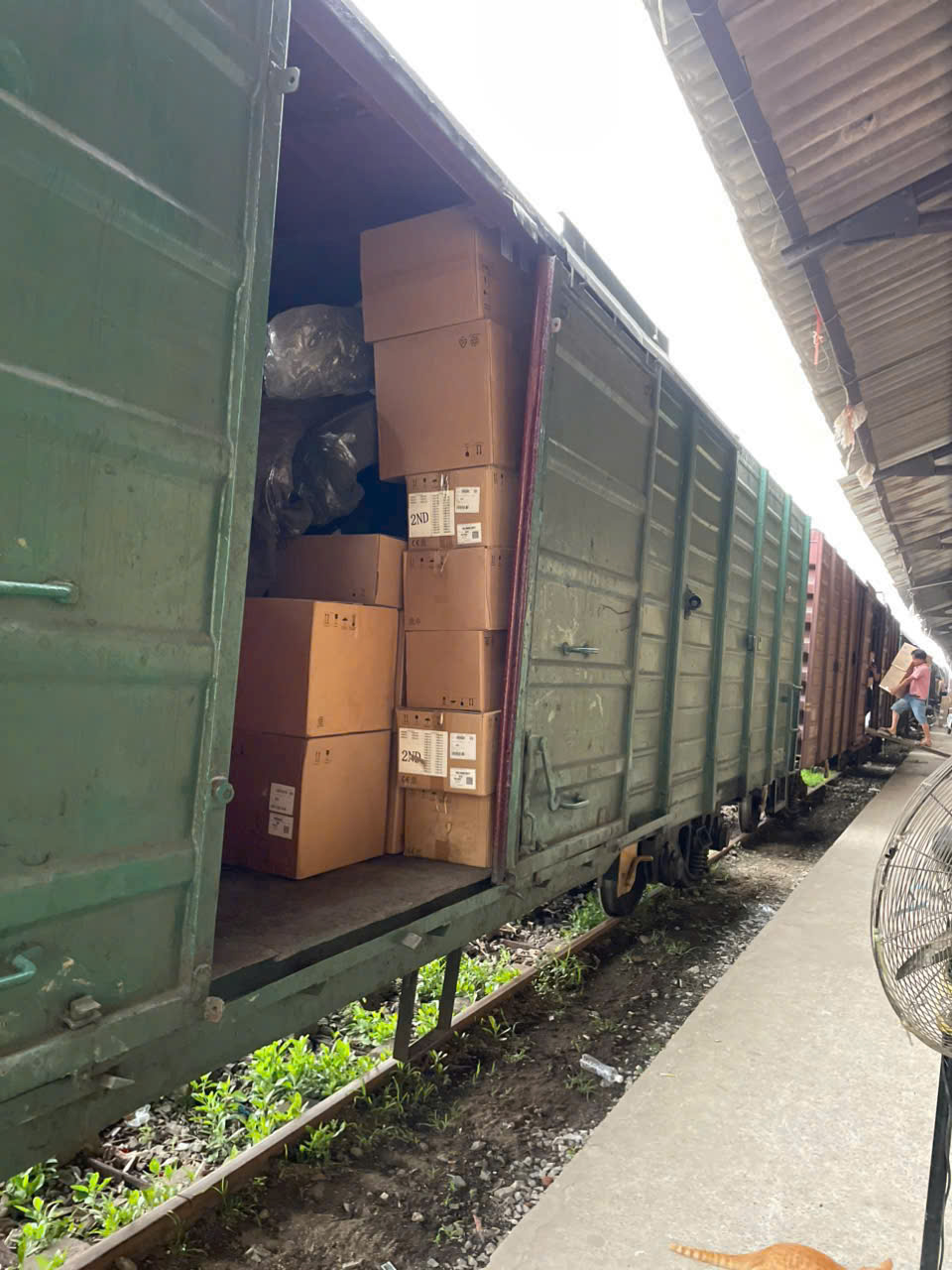 Vận chuyển hàng bắc nam bằng tàu hoả